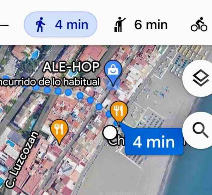 Willa La Casa En La Carihuela Playa A 4 Minutos A Pie Torremolinos Zewnętrze zdjęcie